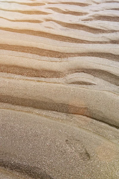 Impronta piede sulla sabbia — Foto Stock