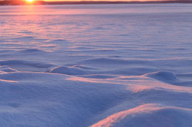 Güneşli Noel sahne. Mevsimlik kış zemin.