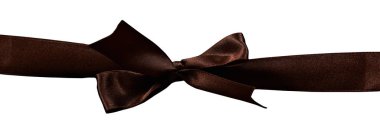 kahverengi saten kurdele 