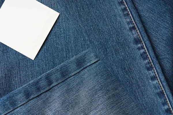 Jeans fabric background — Stock Photo, Image