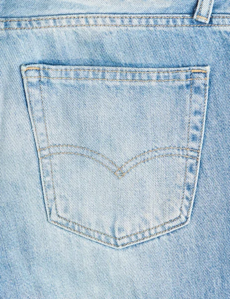 Empty back jeans pocket — Stock Photo, Image