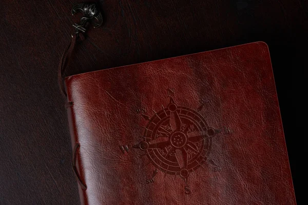 Leather book cover — Stock Photo, Image