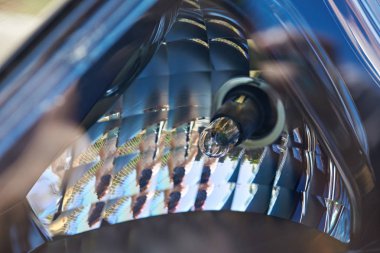 Açık ampul araba Far