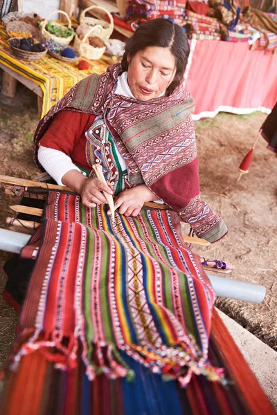 Peru İnka yün kadınla