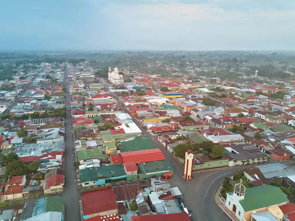 Panoramiczny widok na miasto Diriamba — Zdjęcie stockowe