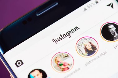 Instagram uygulama menüsü