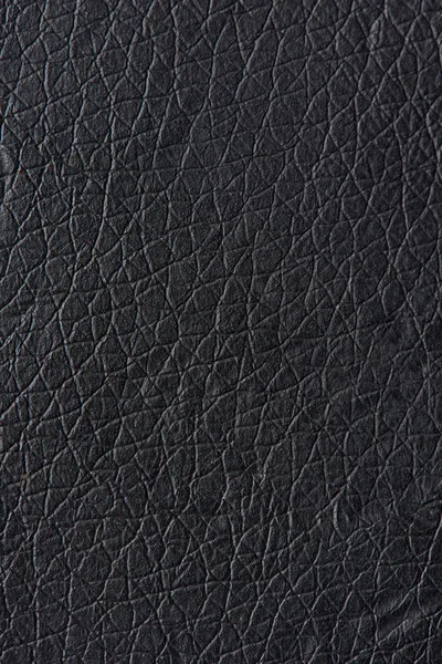 Muster aus schwarzem Leder — Stockfoto
