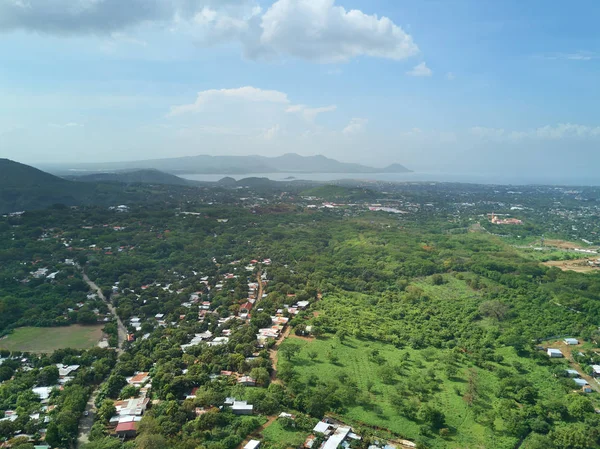 Green nature landscape in Managua city — Stock Photo, Image
