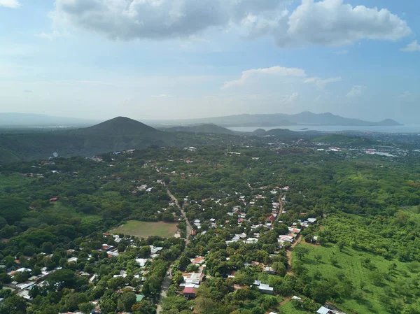 Mountain and hill landscape in Managua — Stock Photo, Image