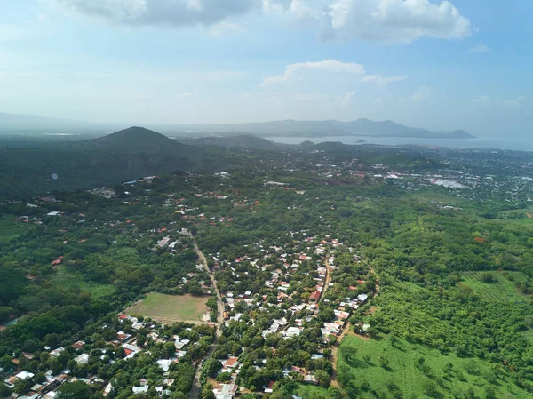 马那瓜市全景图 — 图库照片