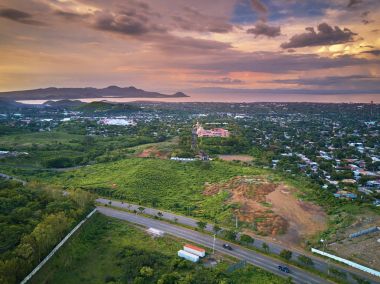 Managua şehir hava panorama görünüm