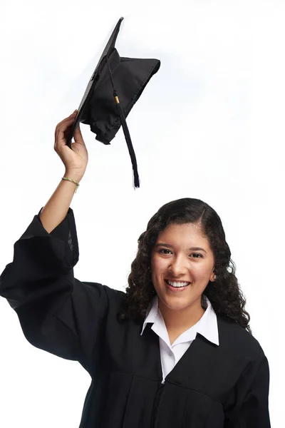 Hispanische junge Studentin — Stockfoto