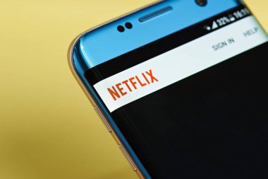 Netflix uygulama menüsü