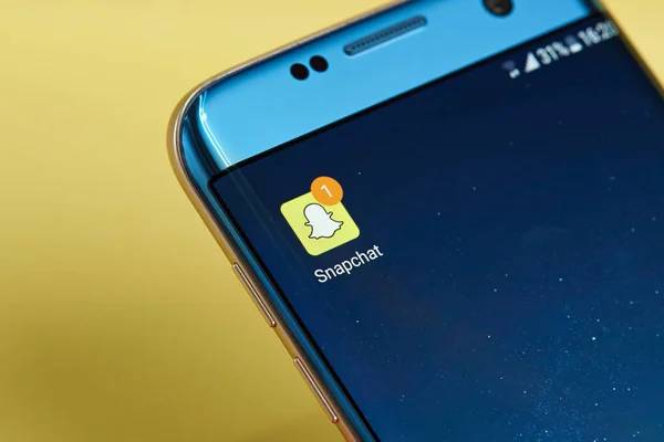 Snapchat nouvelle icône de message — Photo