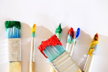 Yukarıdan Sanat fırçalar