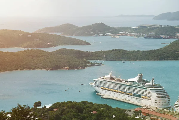 Cruise naar Virgin st Thomas eiland — Stockfoto