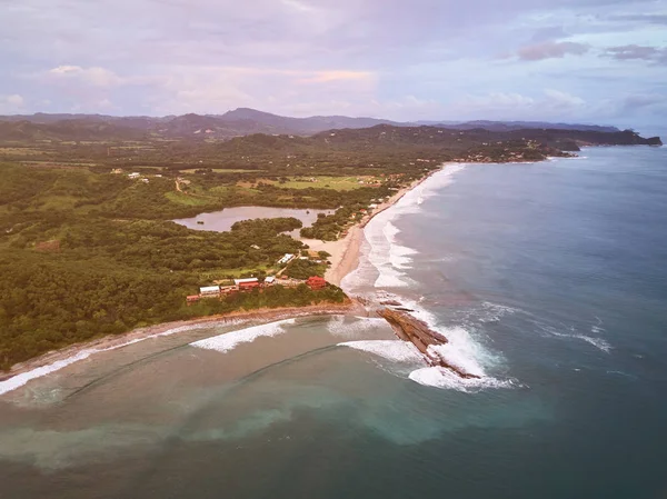 Pláž pro surfování v Nikaragui — Stock fotografie