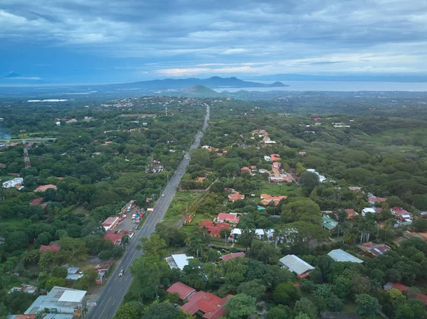 Road going to Managua city — Stock Photo, Image