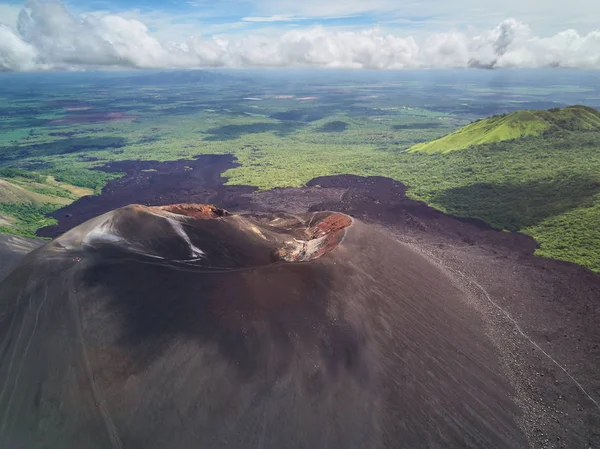 Paisaje del volcán Cerro Negro — Foto de Stock