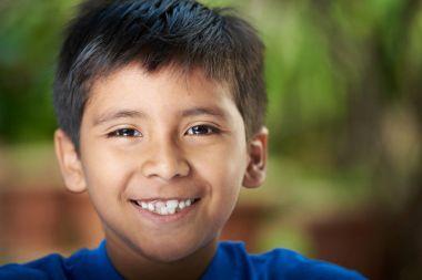 Yakın çekim çocuk portresi