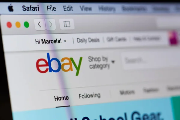 EBay boodschappendienst — Stockfoto