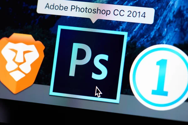 Adobe photoshop-ikonen — Stockfoto