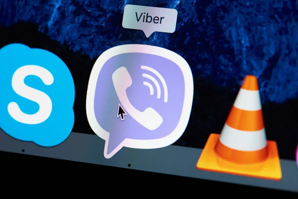 Ícone de aplicação Viber — Fotografia de Stock