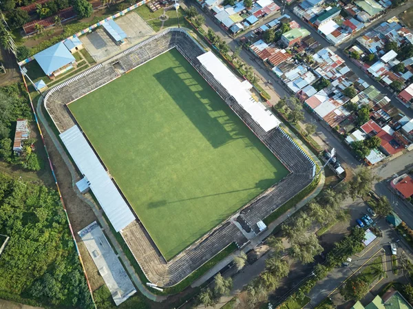 Fußballplatz Luftaufnahme — Stockfoto