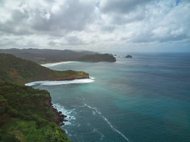 kıyı şeridi havadan görünümü