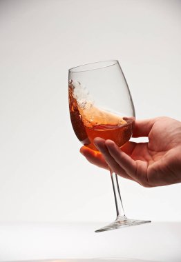 Kırmızı şarap cam holding