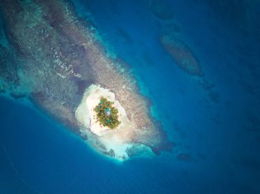 küçük bir tropik ada