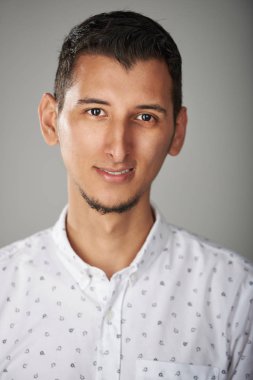 Arap adam portresi yakın çekim