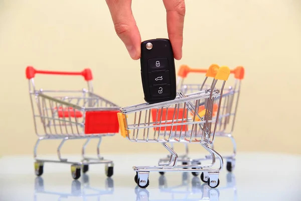 Conceito de venda de carro — Fotografia de Stock