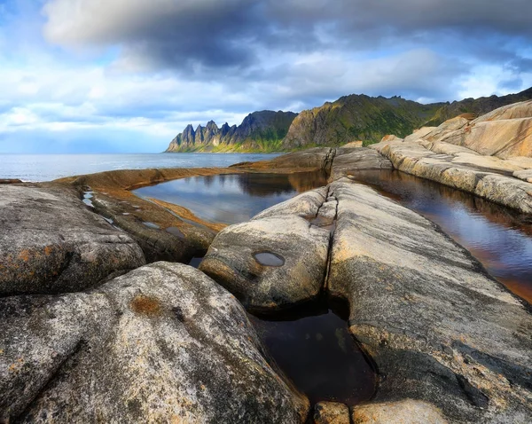 Norveç concpet deniz manzarası