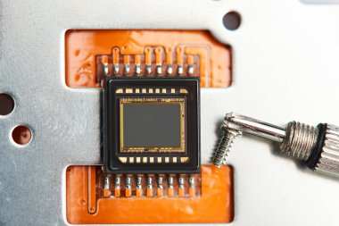 Modern fotoğraf telefon kamera çip