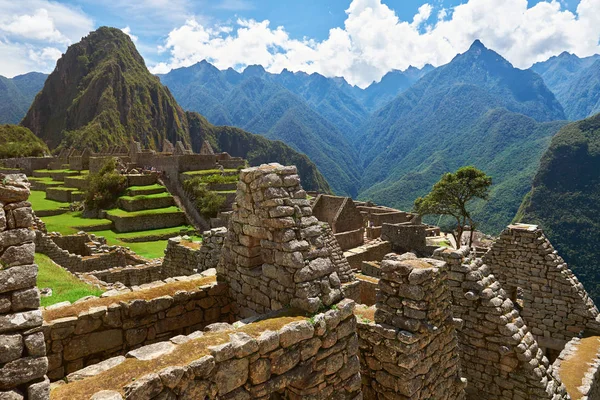 Arquitectura en Machu Picchu — Foto de Stock