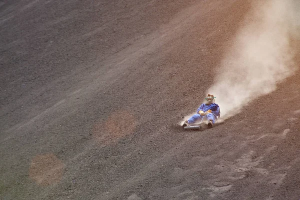 Instapweigering activiteit van de vulkaan in Nicaragua — Stockfoto