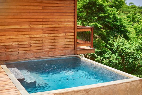 Piscina azul — Fotografia de Stock