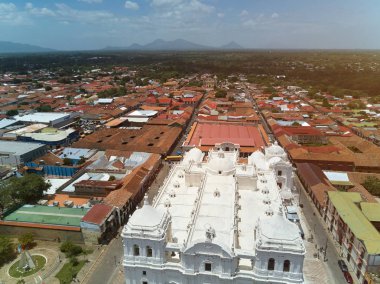 Hava panorama Leon kenti