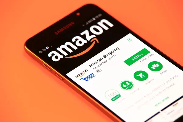 Amazon uygulama smartphone cep telefonu ile