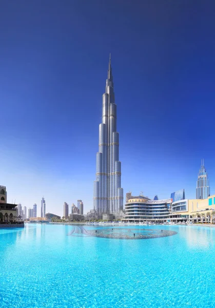 Burj Khalifa, Dubai, Emirados Árabes Unidos — Fotografia de Stock