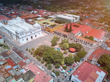 Leon kenti görünümünün üst