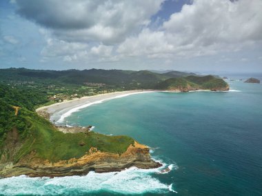 Okyanus manzara havadan görünümü