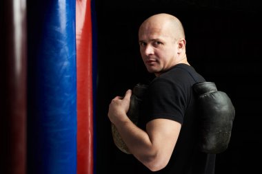 Cesur boksör portresi