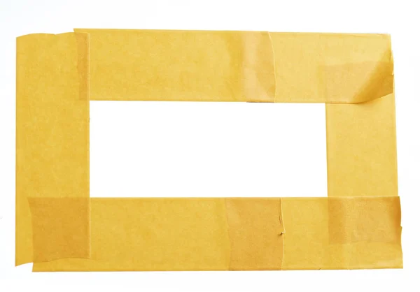 Quadro de fita adesiva amarela — Fotografia de Stock
