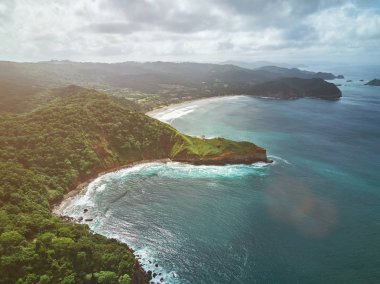 Guacalito plaj havadan görünümü