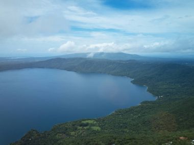 Apoyo lagün havadan görünümü