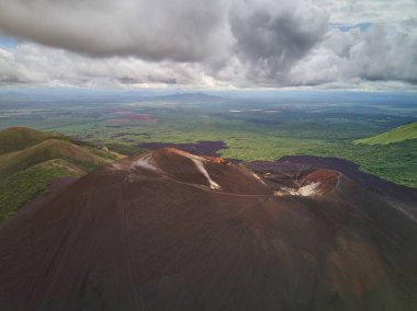 Cerro zenci krater havadan görünümü