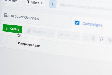 Facebook yeni reklam kampanyası oluşturma