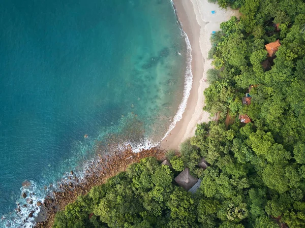 Vista aérea da praia do oceano — Fotografia de Stock